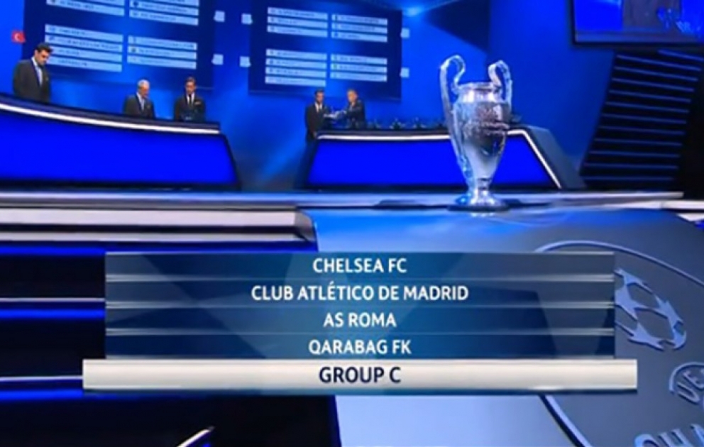 Qarabag avec Chelsea, l’Atletico Madrid et la Rome dans le groupe C