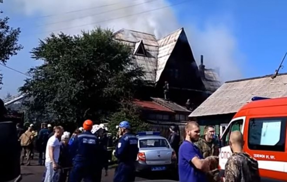 Rusiyada qocalar evində yanğın baş verib