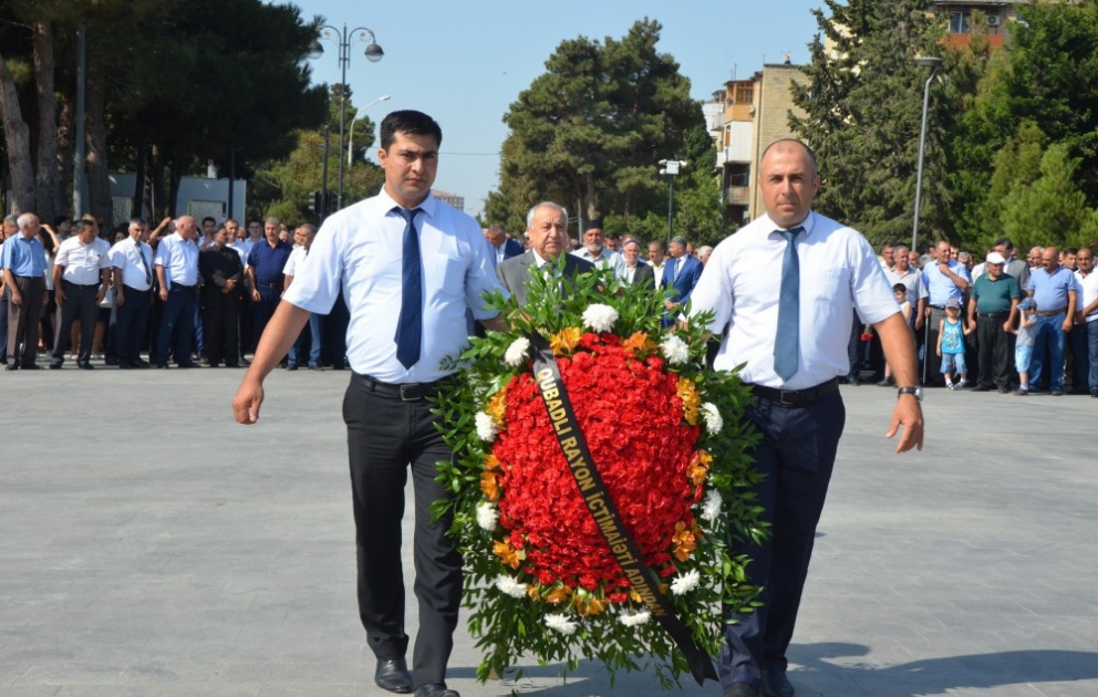 Sumqayıtda Qubadlının işğalının 24-cü ildönümü ilə əlaqədar tədbir keçirilib