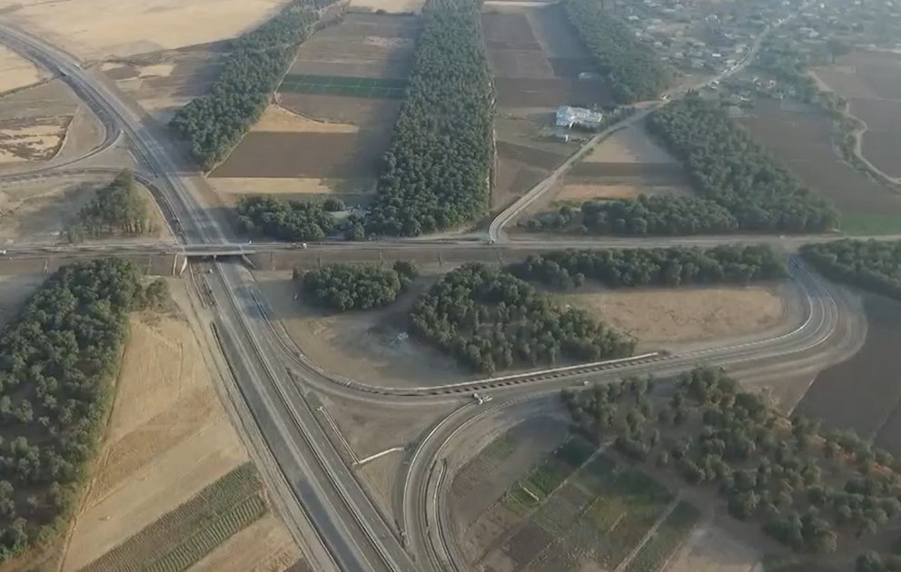 Yeni açılan Ələt-Astara yolunun Lənkəran-Cəlilabad hissəsindən görüntülər