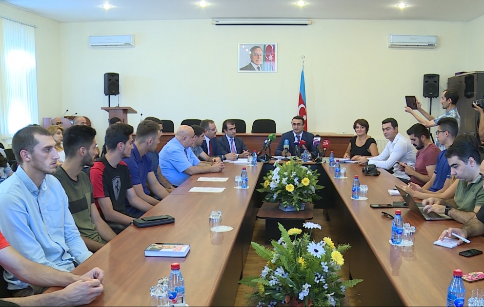 İdmançılarımızın dünya çempionatındakı nəticələri ilə bağlı mətbuat konfransı keçirilib