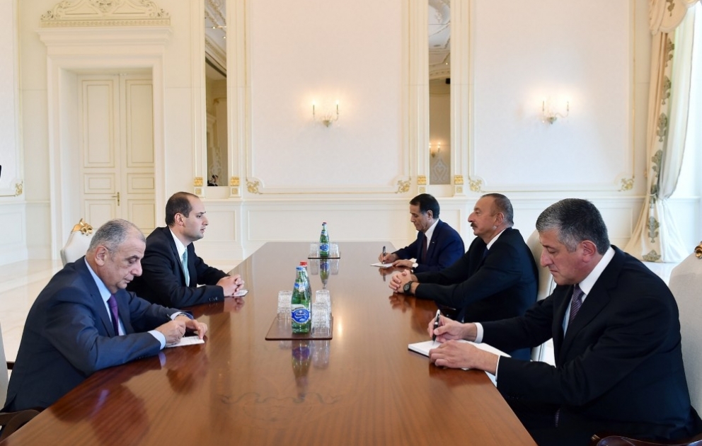 President Ilham Aliyev received Georgian foreign minister