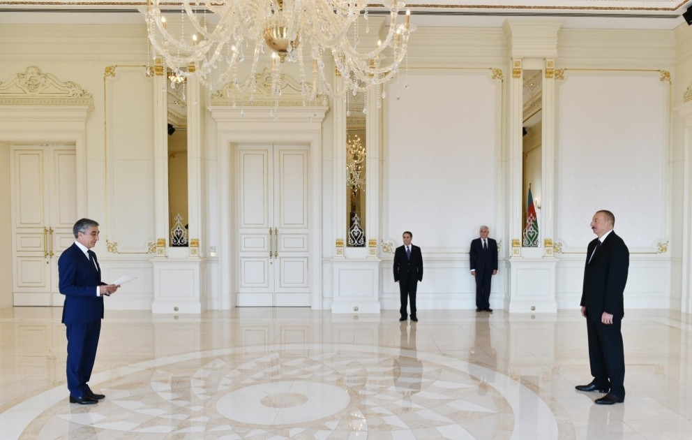 President Ilham Aliyev received credentials of incoming Tajik ambassador