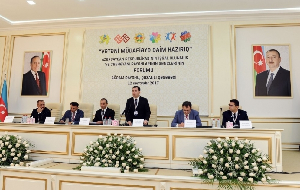 İşğal olunmuş və cəbhəyanı rayonların gənclərinin forumu keçirilib