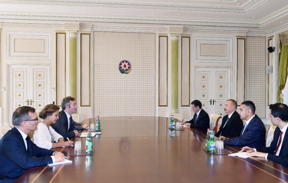 President Ilham Aliyev received delegation led by French Minister of State attached to Minister for Europe and Foreign Affairs