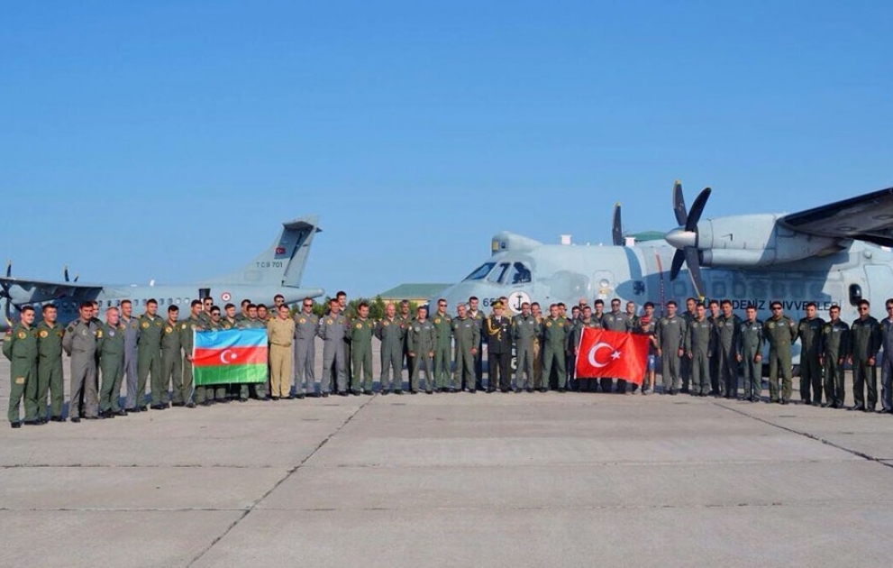 Another group of Turkish military aviation participating in the exercises "TurAz Qartalı-2017", arrived in Azerbaijan