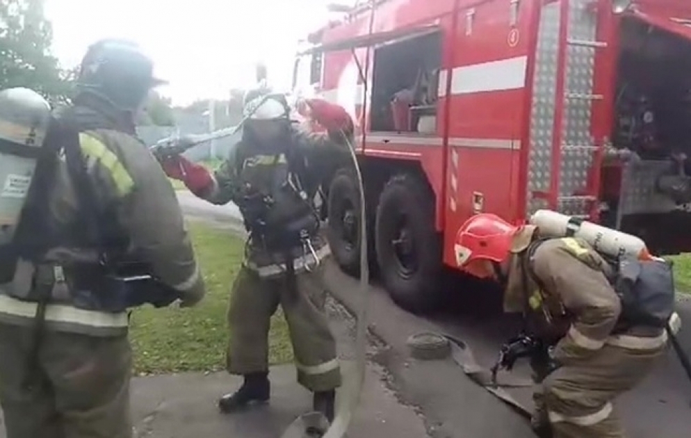 В России сгорел пансионат