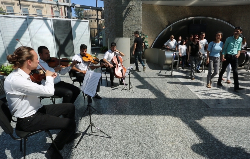 National Music Day marked at Baku Metro ​