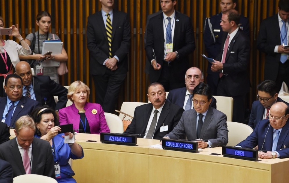 President Ilham Aliyev attended Political Declaration for UN Reform High Level Event in New York