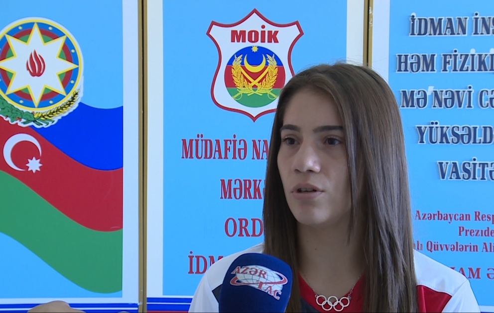 Türkan Nəsirova: Çalışacam ki, hərbçilərin dünya çempionatından Vətənə medalla qayıdım