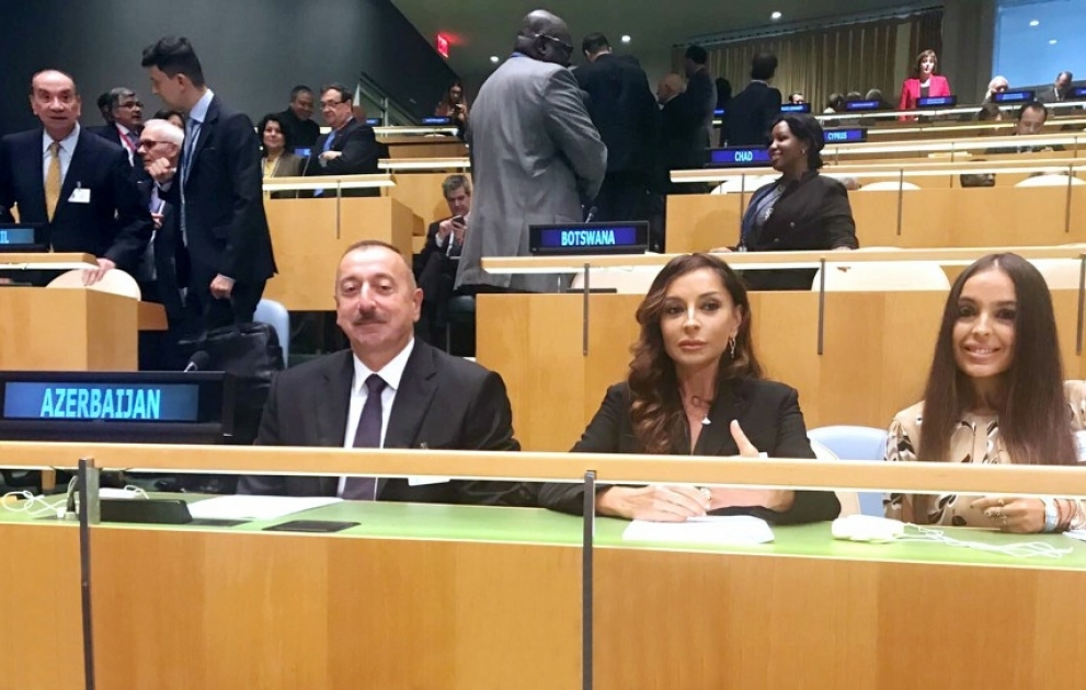 Präsident Ilham Aliyev nimmt an jährlicher Generaldebatte der Vereinten Nationen teil