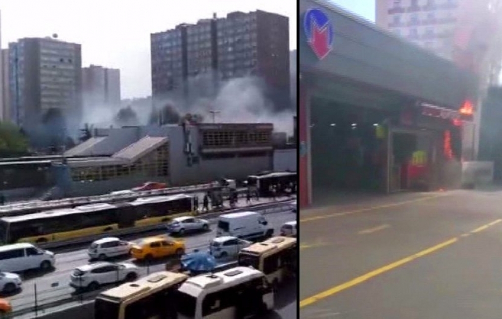 Metroda yanğın - İstanbulda