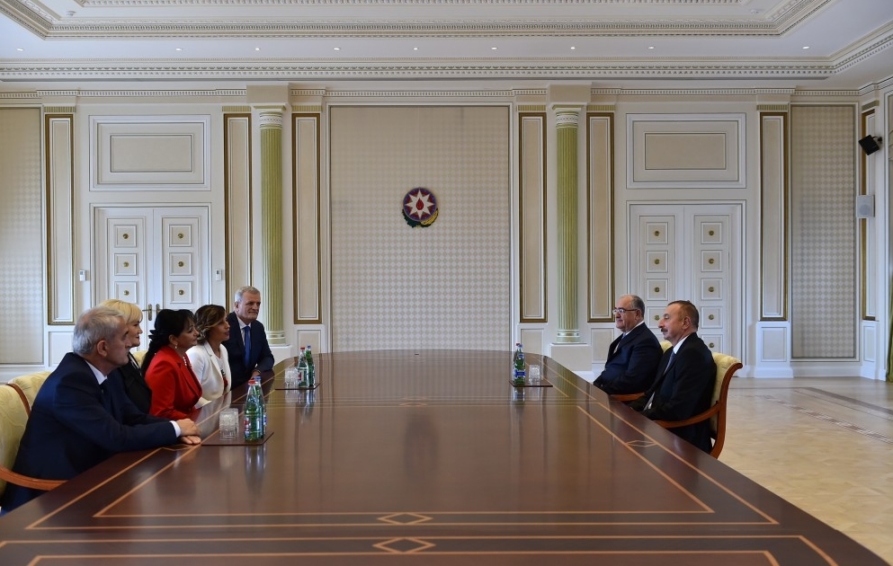 President Ilham Aliyev received delegation led by president of Supreme Court of Montenegro