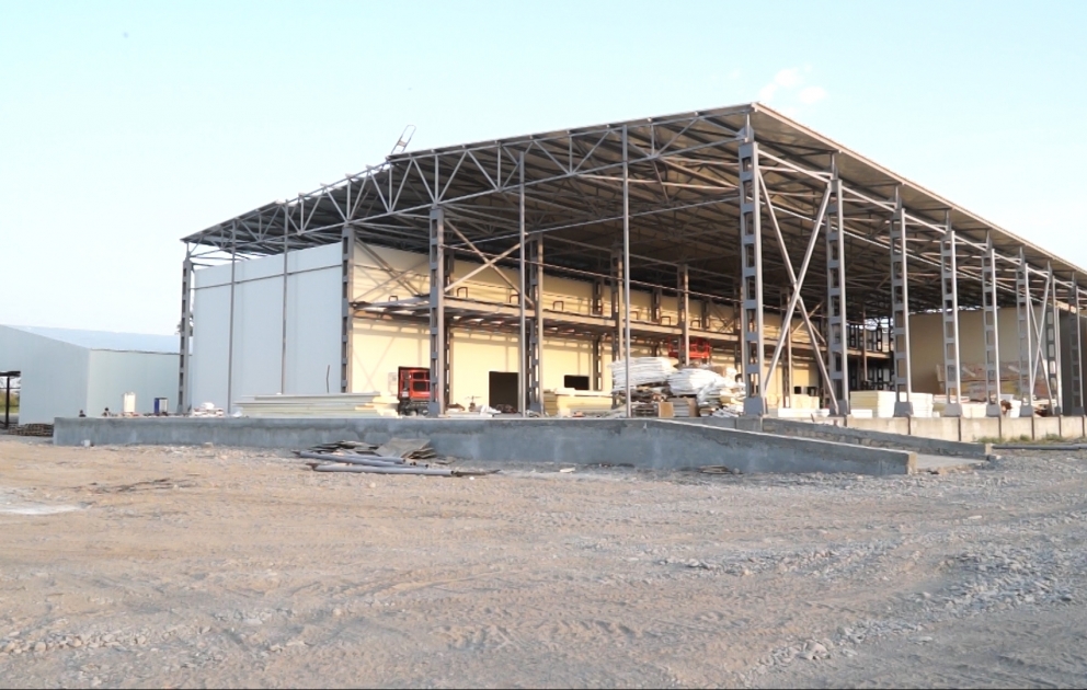 Göyçayda logistika mərkəzi və xurma qurutma fabriki inşa edilir