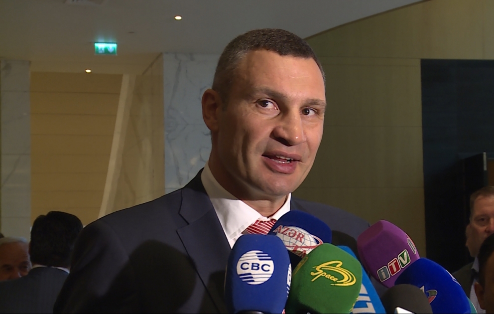 Vitali Kliçko: WBC Konvensiyasının Bakıda təşkili qeyri-adi hadisədir