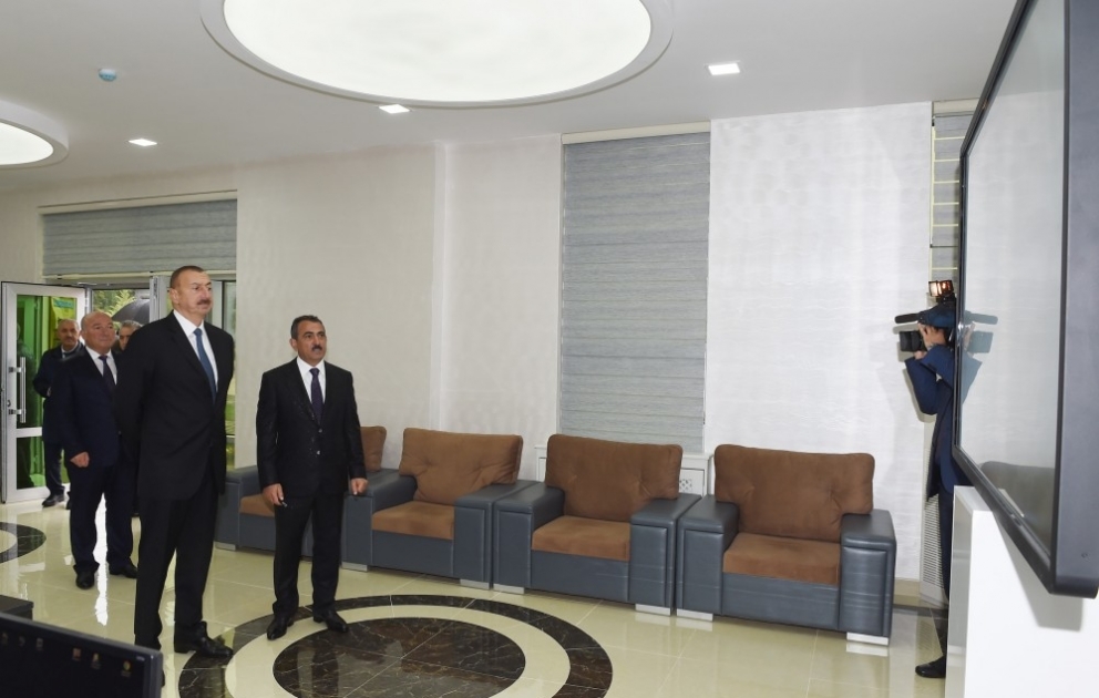 President Ilham Aliyev launched water supply project in Shamakhi