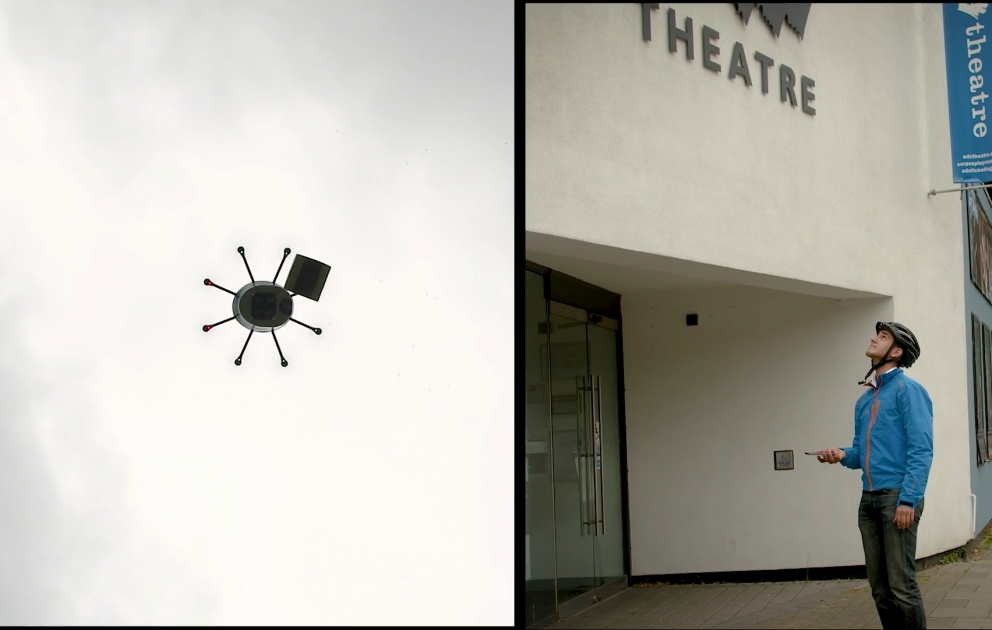 This intriguing drone concept drops packages straight into your hands