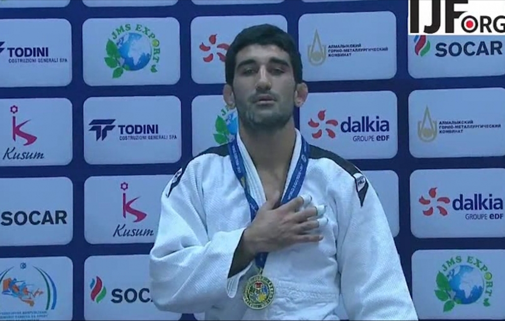 Cüdoçumuz Özbəkistanda qızıl medal qazanıb
