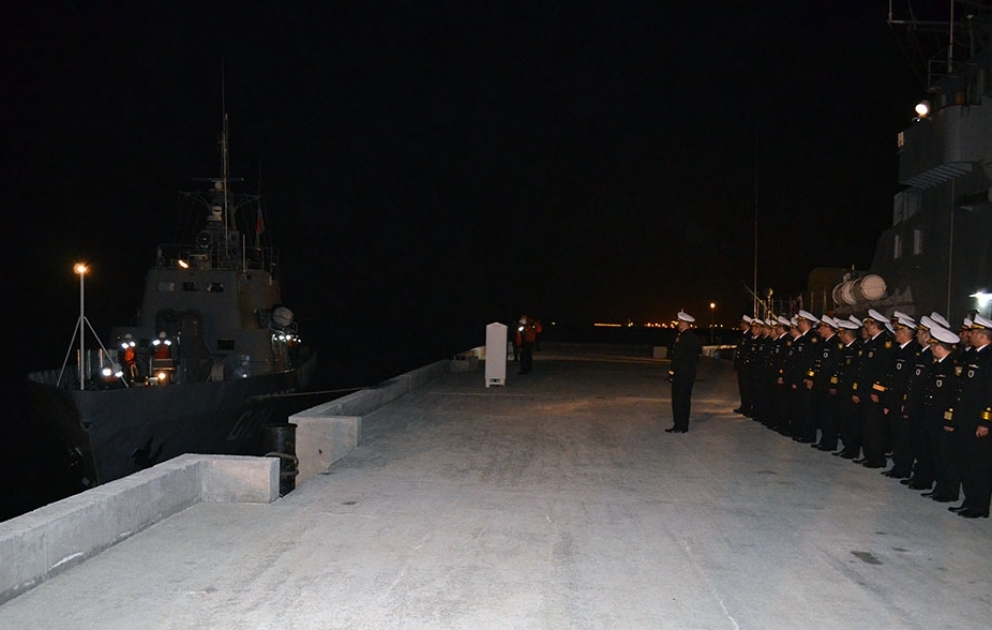 Azərbaycan hərbi dənizçilərinin İran səfəri başa çatıb