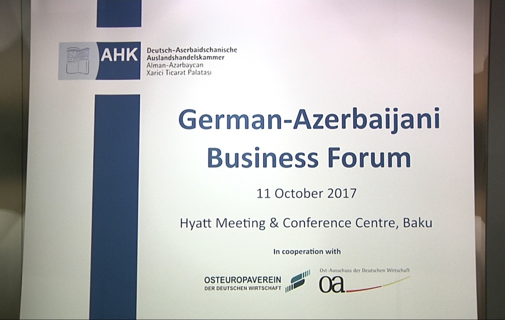 Bakıda Alman-Azərbaycan biznes-forumu keçirilir
