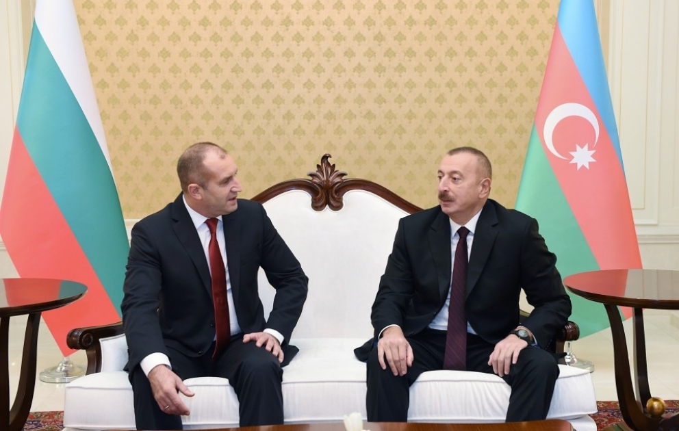 Prezident İlham Əliyevin, birinci xanım Mehriban Əliyevanın Prezident Rumen Radev və xanımı Desislava Radeva ilə görüşü olub