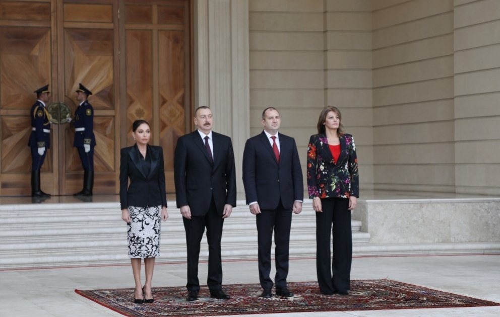 Cérémonie d’accueil officiel du président bulgare Roumen Radev