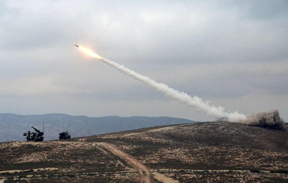 Field firings carried out from “Buk-MB” anti-aircraft missile systems