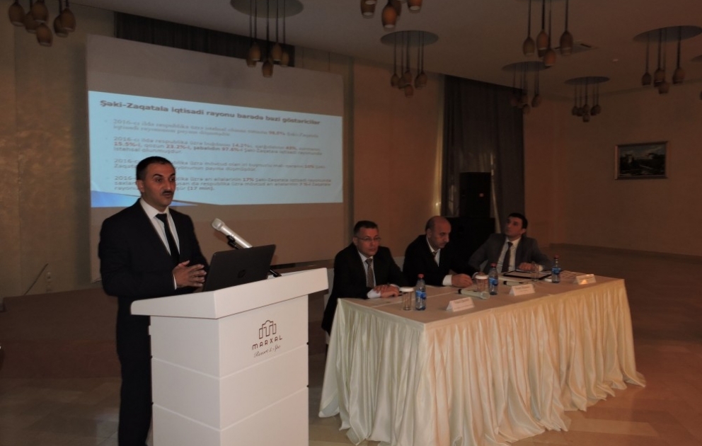 Şəkidə keçirilən regional ictimai müzakirədə Azərbaycanda aparılan uğurlu iqtisadi islahatlar təhlil olunub