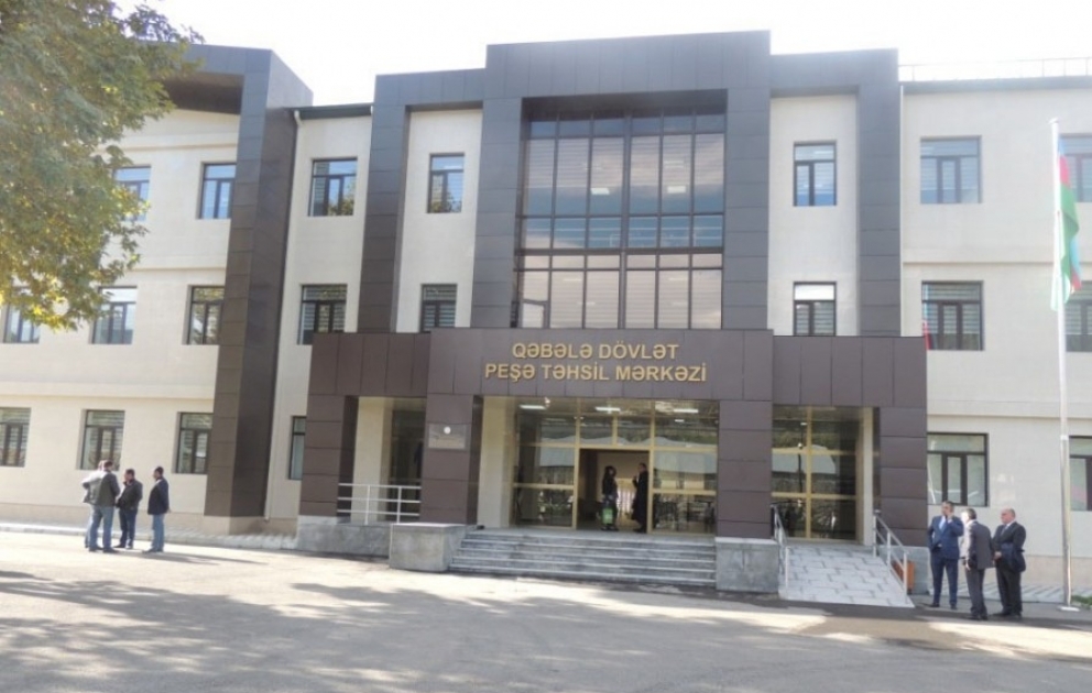 Qəbələ Dövlət Peşə Təhsil Mərkəzinin yeni binası istifadəyə verilib