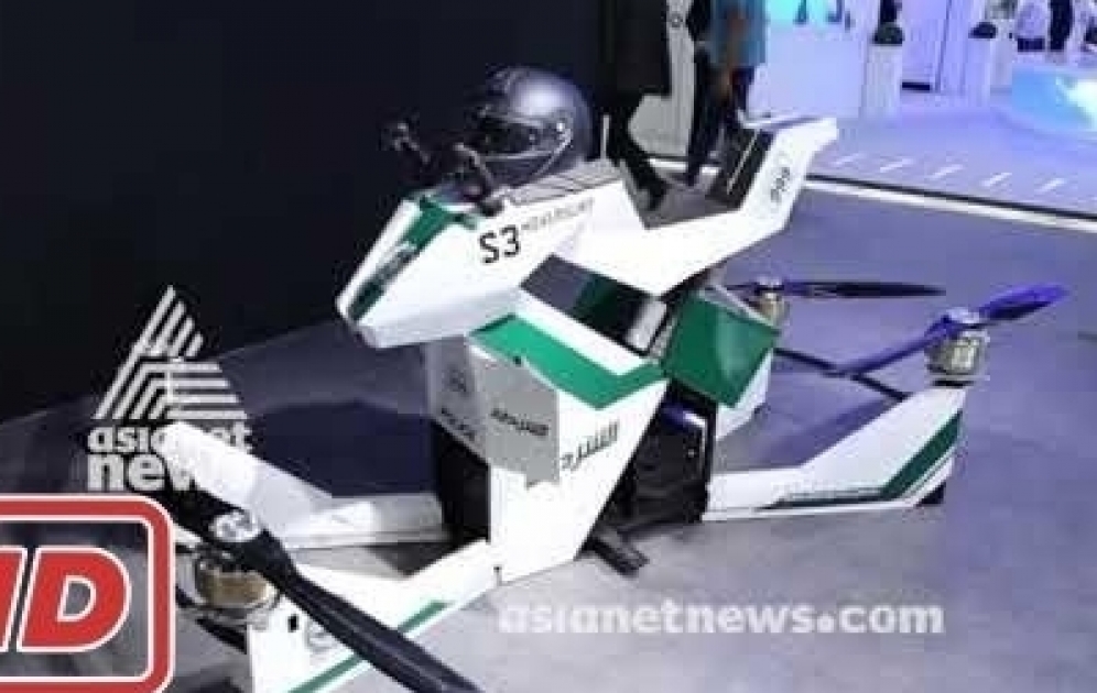 Dubay polisi uçan motosikletlərin sınaqlarını keçirib