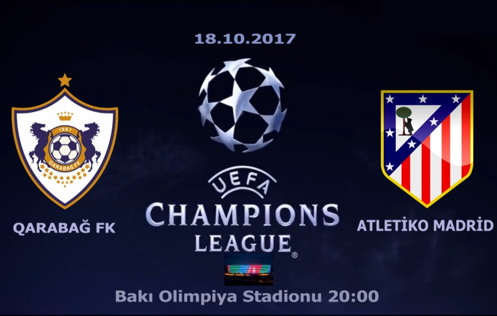 Ligue des champions de l’UEFA : le Qarabag va recevoir l’Atletico Madrid