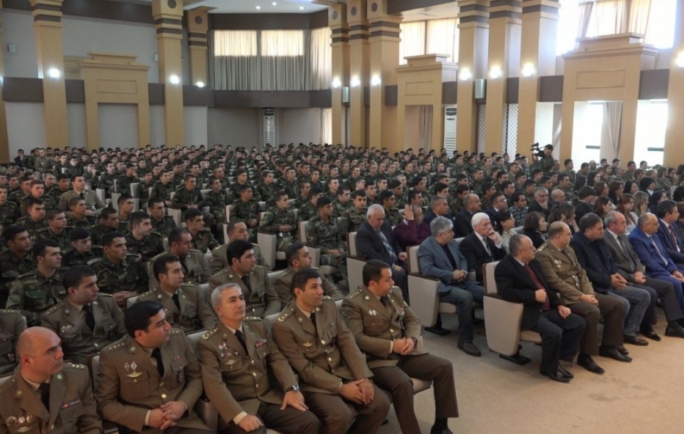 Fövqəladə Hallar Nazirliyinin Akademiyasında Azərbaycanın Dövlət Müstəqilliyi Günü qeyd edilib
