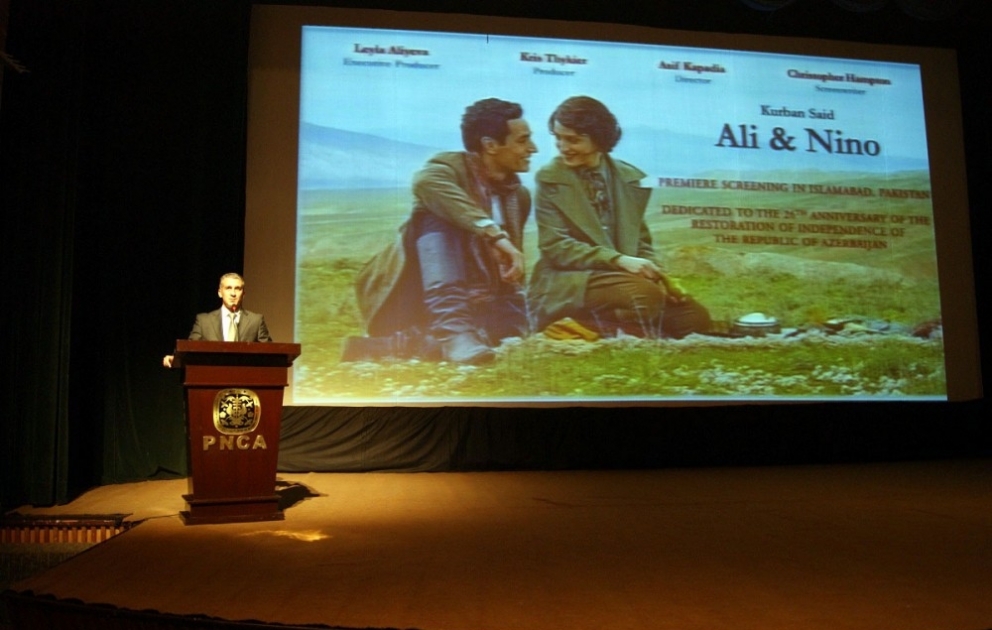 Pakistanda “Əli və Nino” filminin təqdimatı olub