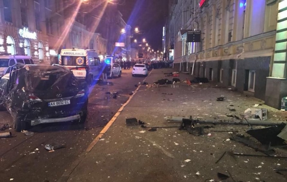 Xarkovda avtomobil insanlara   çırpılıb, azı 6 nəfər ölüb