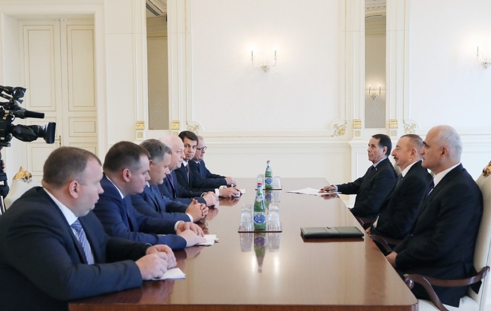 President Ilham Aliyev received delegation led by first vice prime minister of Ukraine