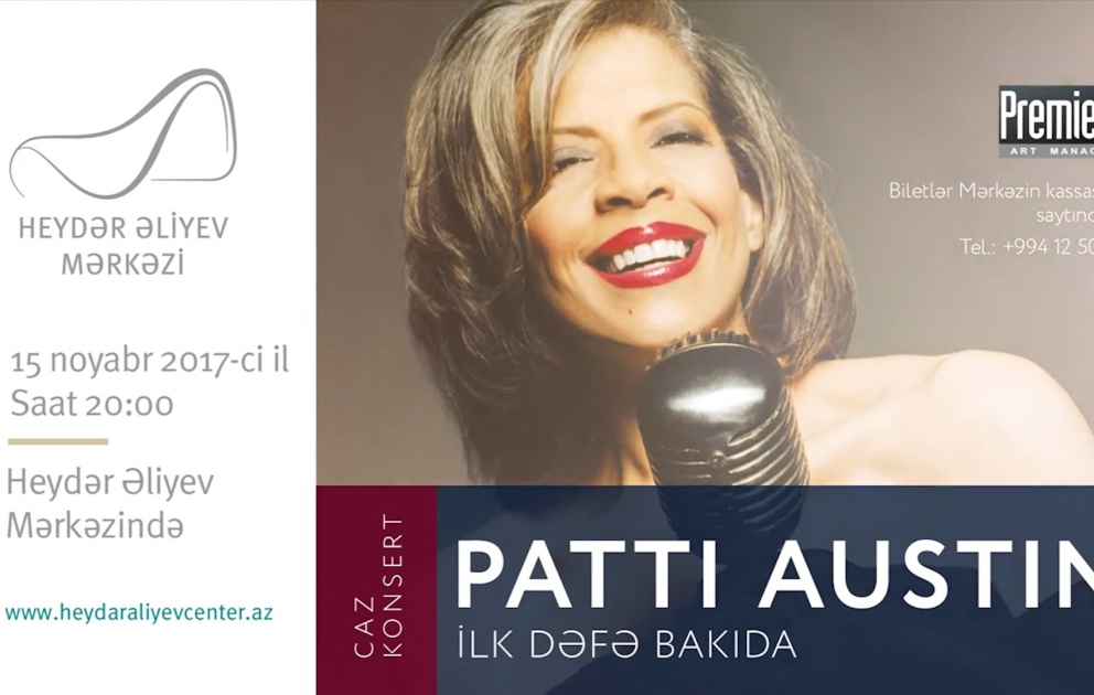 Patti Austin to perform at Heydar Aliyev Center in Baku