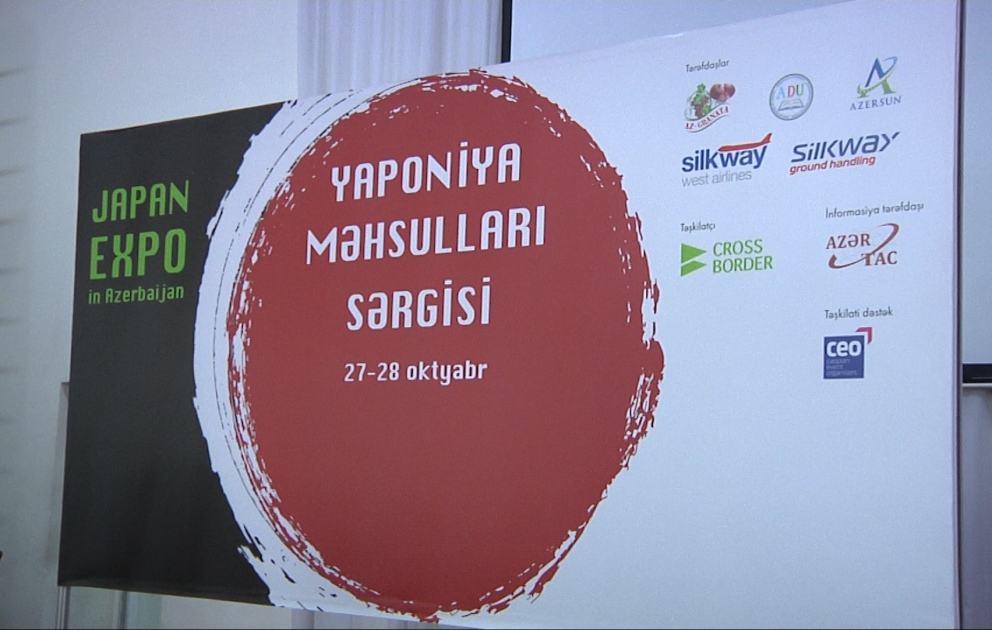 Bakıda keçiriləcək Yaponiya məhsullarının sərgisində 60-dan çox şirkət iştirak edəcək