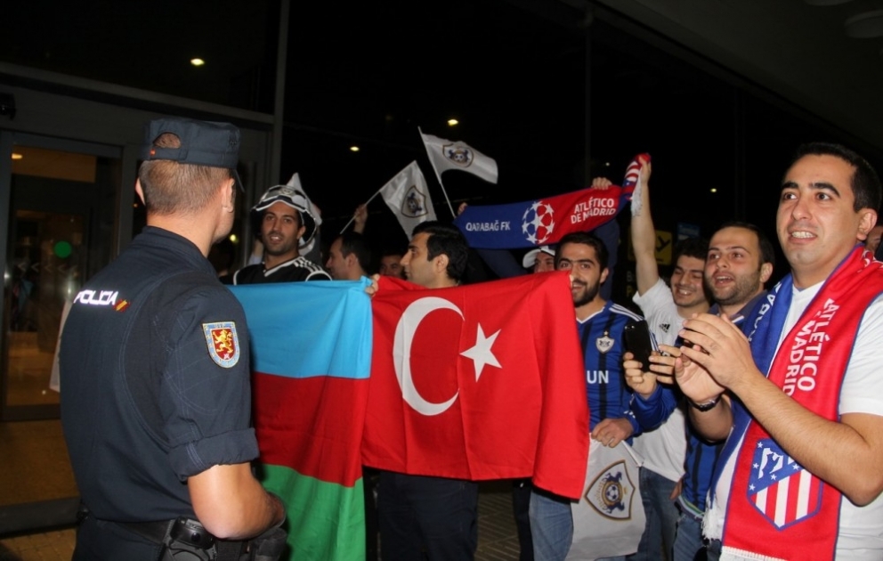 "Qarabağ" "Atletiko" komandası ilə oyun üçün artıq Madriddədir