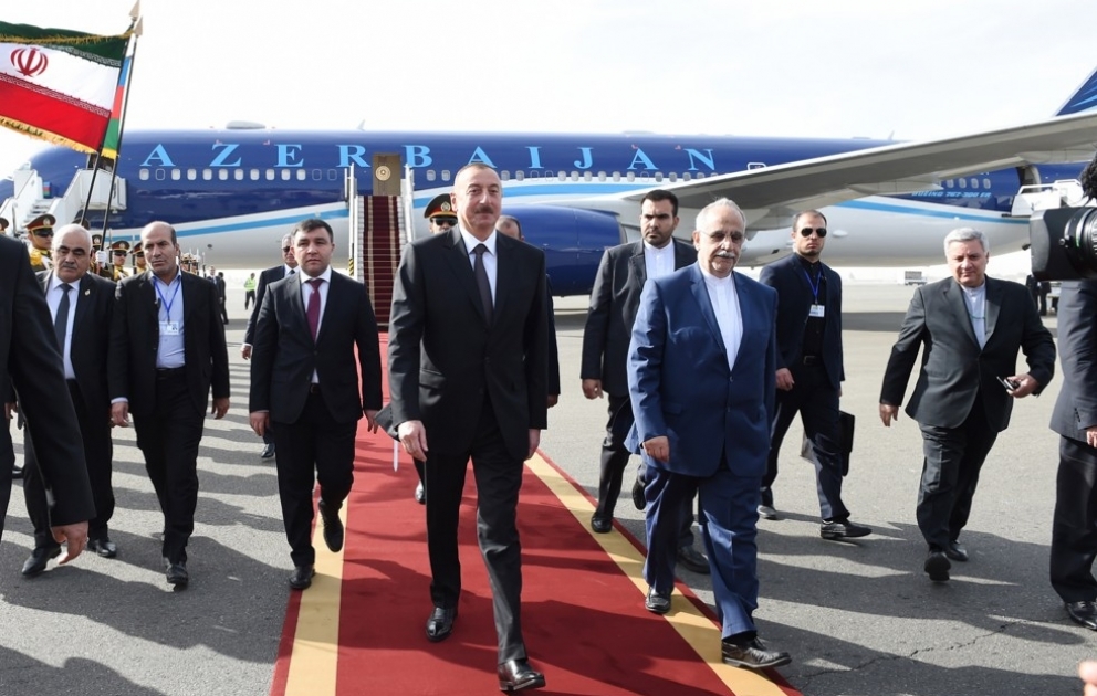 Azərbaycan Prezidenti İlham Əliyev İrana işgüzar səfərə gəlib