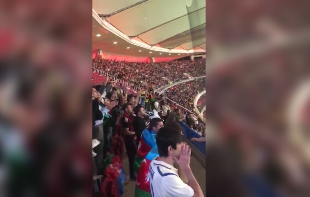 Qarabag fans’ joy last night
