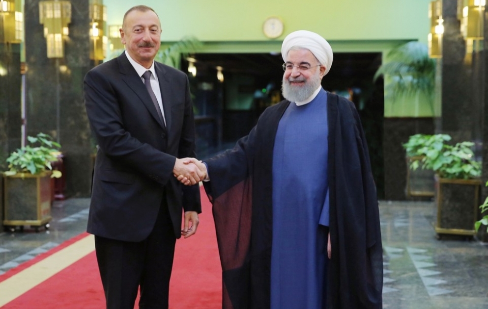Entretien du président Ilham Aliyev avec son homologue iranien Hassan Rohani