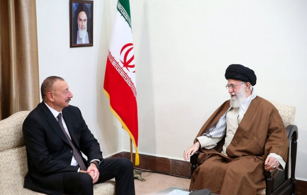 Azərbaycan Prezidenti İlham Əliyev İranın Ali Rəhbəri Seyid Əli Xamenei ilə görüşüb