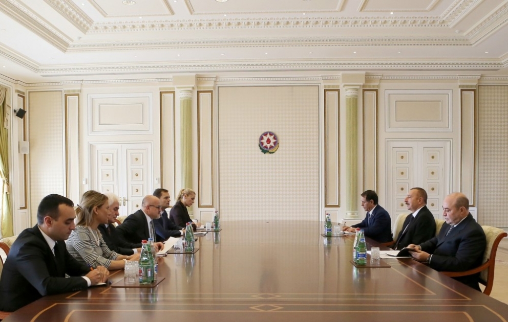 President Ilham Aliyev received Montenegrin delegation