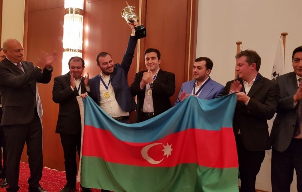 L’équipe d’Azerbaïdjan masculine d’échecs devient championne d’Europe