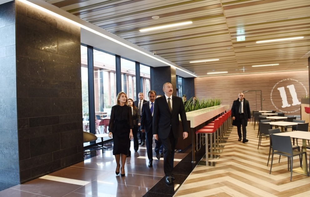 President Ilham Aliyev viewed Ganja Mall