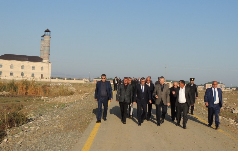 Cocuq Mərcanlıda tikinti işlərinin növbəti mərhələsi başa çatıb