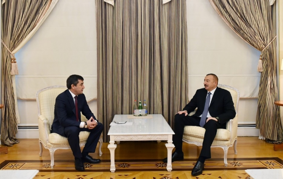 Prezident İlham Əliyev Özbəkistanın Baş nazirinin müavinini qəbul edib