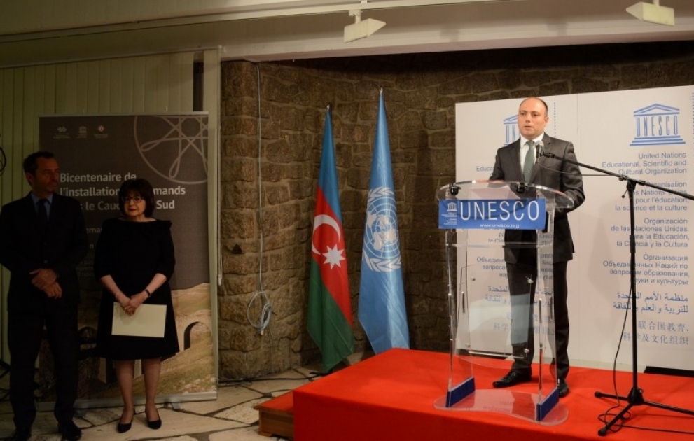 UNESCO-da almanların Azərbaycana gəlişinin 200 illiyinə həsr edilən sərgi keçirilib