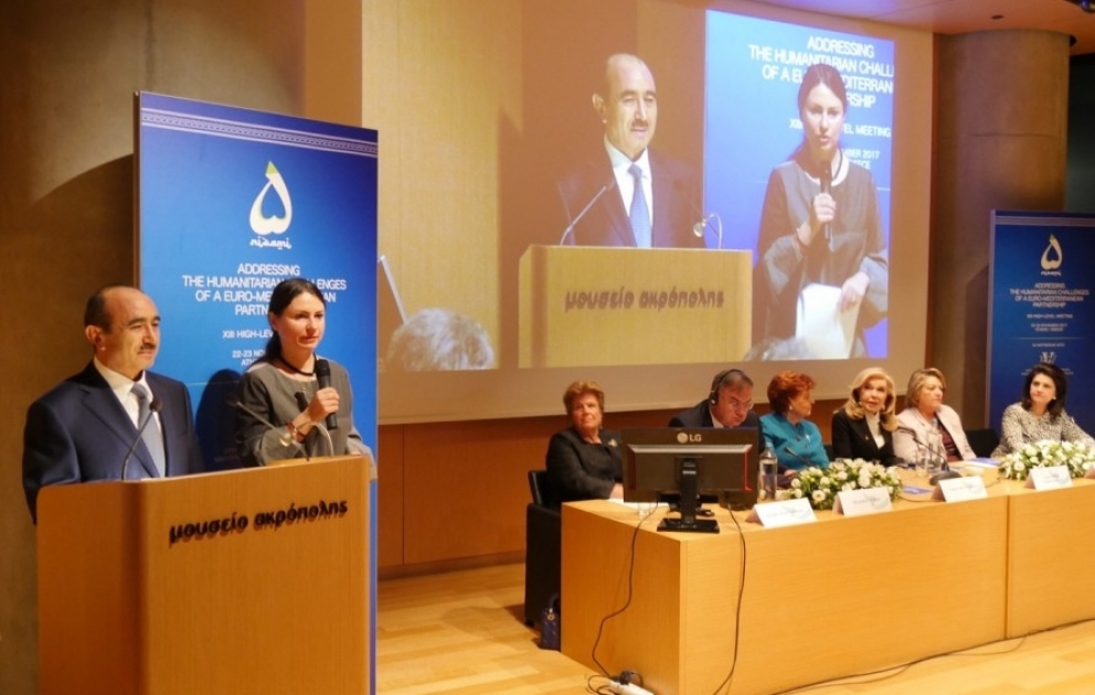 Afinada “Avro–Aralıq dənizi tərəfdaşlığının humanitar problemlərinin həlli” mövzusunda XIII Yüksək Səviyyəli Toplantı keçirilib