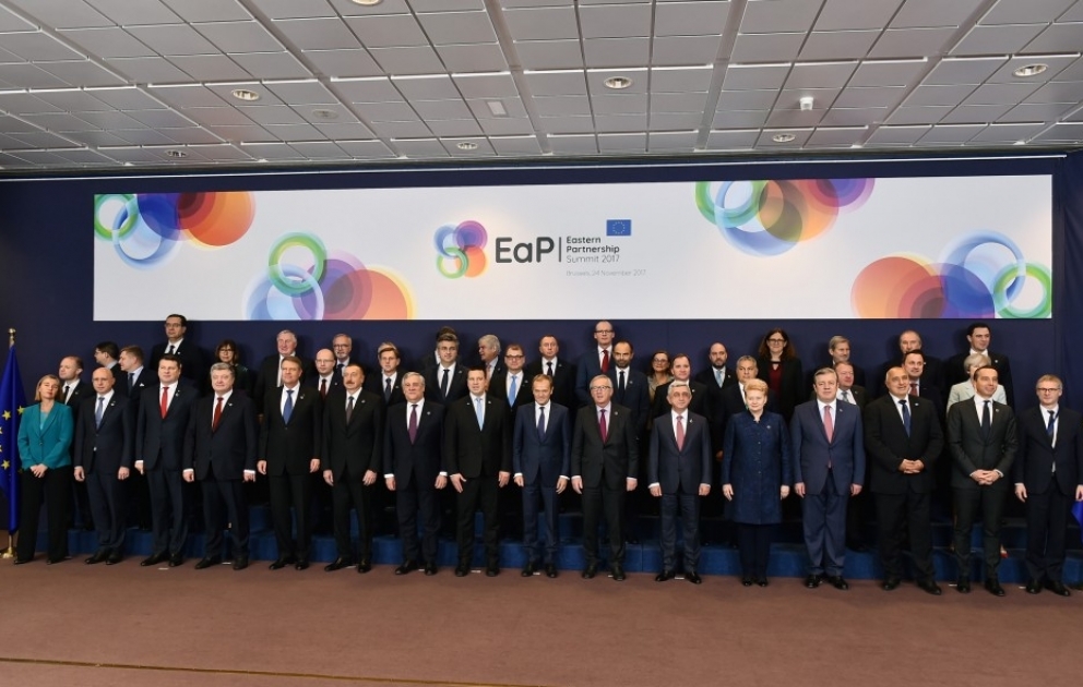 Le président Ilham Aliyev a participé au sommet du Partenariat oriental à Bruxelles